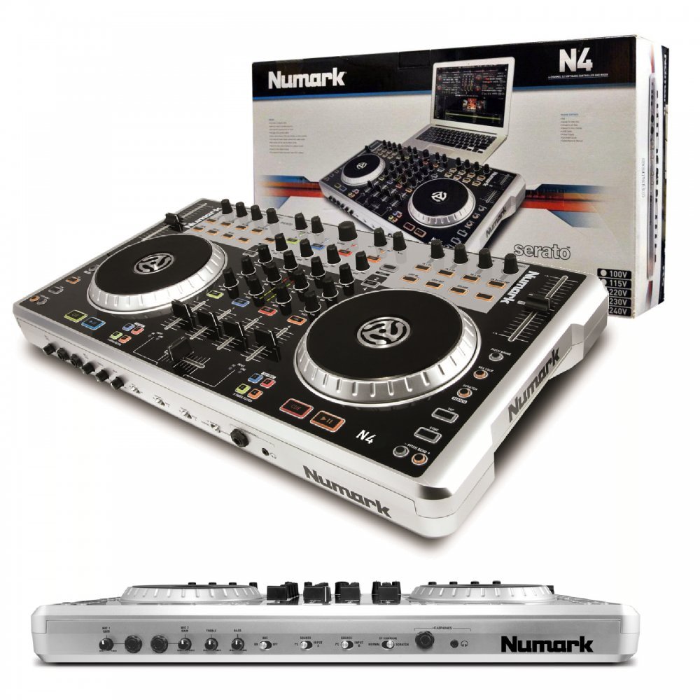 Numark N4 DJコントローラー リアルミキサ搭載 4デッキ ヌマーク DJコントローラー Numark N4 【公式通販】